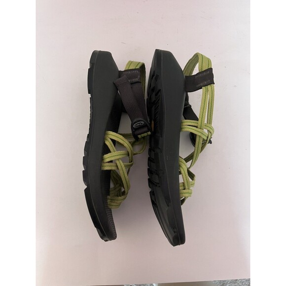 Chaco ZX/2 Green Sandals Vibram Sole Toe Loop Water Shoes Women’s Size 10 US - Picture 3 of 5